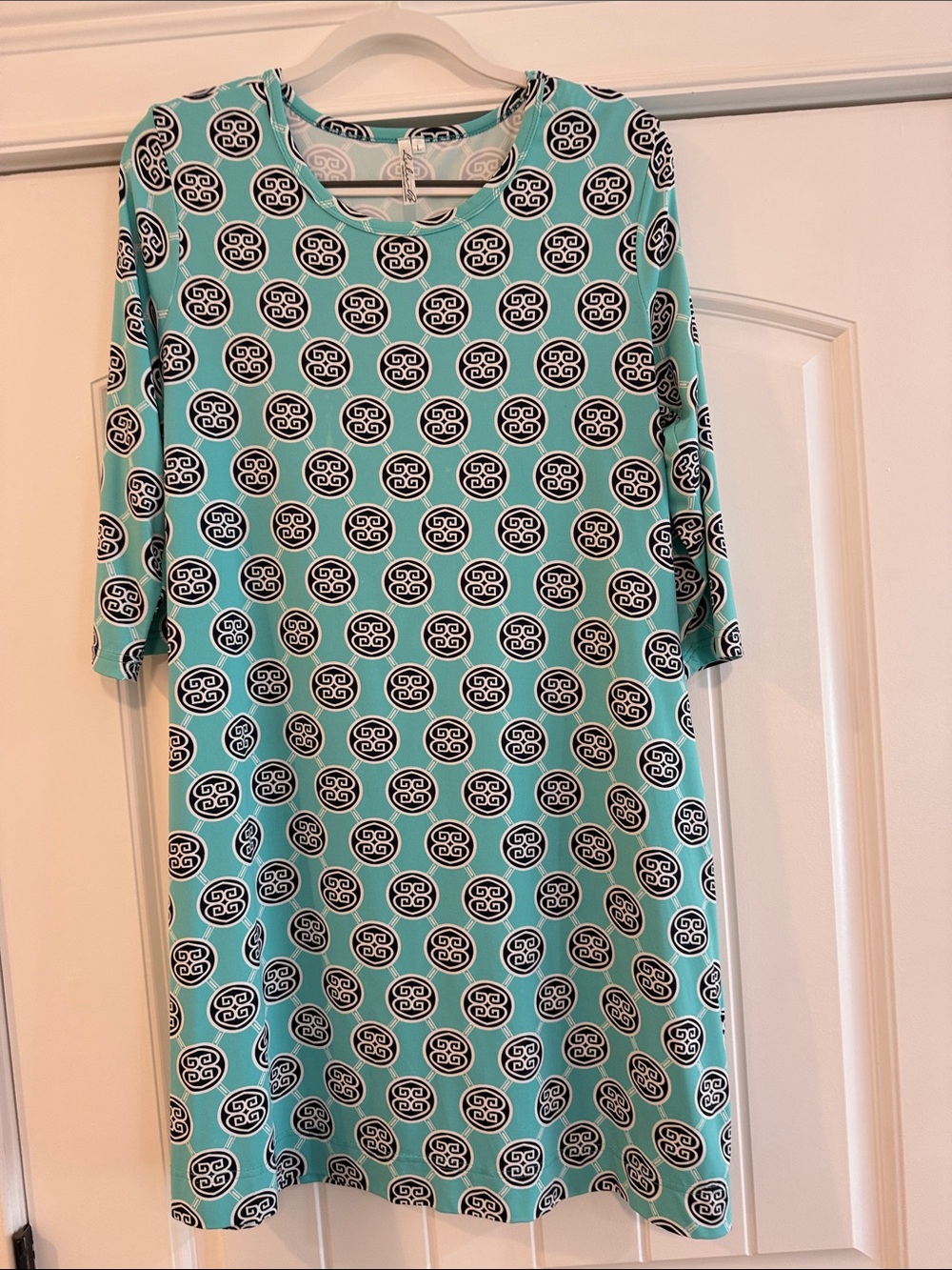 Lulu B 3/4 Sleeve Travel Dress size L